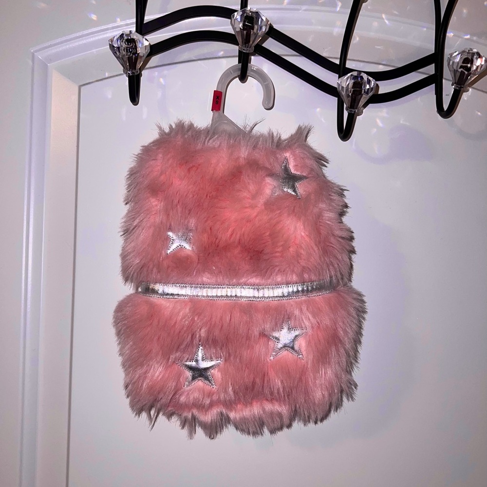 Adorable Extra Small Peachy Pink Fur Vest Coat for Pets Dogs Or Cats